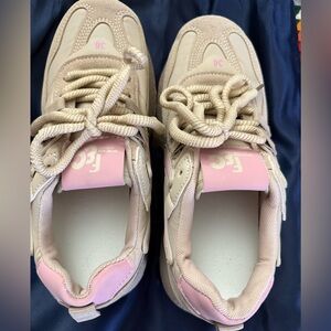 Fec Women's Sneakers in Pink and Cream